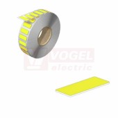 ESG-FO 8/20 MM GE štítek MultiMark pro potisk, v/š 8x20mm, žlutý, PE pěna s akrylovým lepidlem, Polyester, (cívka)  (2620960000)
