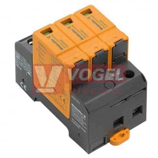 VPU AC II US 3 240/50 přepěťová ochrana typ 1+2 (L1-L2-L3/PE(N)), I imp 20kA/50kA (8/20µs), Uc 240V, bez dálk.signalizace (2730540000)