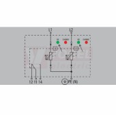 VPU AC II US 2 277/50 přepěťová ochrana typ 1+2 (L1-L2/PE(N)), I imp 20kA/50kA (8/20µs), Uc 277V, bez dálk.signalizace (2730630000)