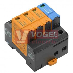 VPU AC II US 3+1 277/50 přepěťová ochrana typ 1+2 (L1-L2-L3-N/PE), I imp 20kA/65kA (8/20µs), Uc 277V, bez dálk.signalizace (2730670000)