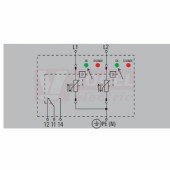 VPU AC II US 2 R 60/50 přepěťová ochrana typ 1+2 (L1-L2/PE(N)), I imp 20kA/50kA (8/20µs), Uc 60V, s dálk.signalizací (2730790000)