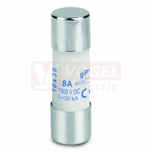 Pojistka 10x38    8A FUSE 10X38 8A 1000 VDC gPV pro jištění fotovoltalických systémů (2783220000)