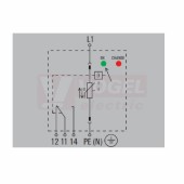 VPU AC II US 1 R 600/35 přepěťová ochrana typ 1+2 (L1/PE(N)), I imp 20kA/35kA (8/20µs), Uc 600V, s dálk.signalizací (2736420000)