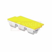 SFM 1/18 1,2-1,8 MM GE MultiMark, návlečka bez potisku žlutá, průřez vodiče 0,25-0,75mm2, š/v 3,8 x 12mm (2719070000)