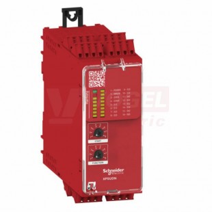 XPSUDN33AC Bezpečnostní modul Preventa, PLe/Cat.4, 48-240VAC/DC, pružinové svorky, š=45mm, vstup bezp. 6x (redundantní), výstup bezp. 3NO + 1NC, 1x PNP