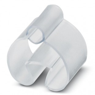 PATG 5/12 Nosiče označení vodiče, nasouvací, transparentní, pro štítek 5x12mm, průměr vodiče 10-14mm, materiál PVC V0 (0803312)