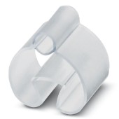 PATG 5/12 Nosiče označení vodiče, nasouvací, transparentní, pro štítek 5x12mm, průměr vodiče 10-14mm, materiál PVC V0 (0803312)