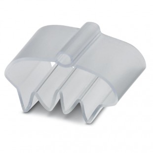 PATG 7/23 Nosiče označení vodiče, nasouvací, transparentní, pro štítek 4x23mm, průměr vodiče 22-30mm, materiál PVC V0 (0808040)