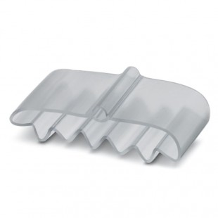 PATG 8/23 Nosiče označení vodiče, nasouvací, transparentní, pro štítek 4x23mm, průměr vodiče 30-35mm, materiál PVC V0 (0808053)