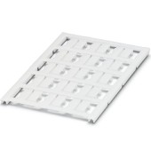 UC-WMC 4,4 (15X5,5) Značkovač vodičů a kabelů, pr. 2,8-4,4mm, podložka, bílá, nepotištěné, montáž: připnutí, popis.pole: 5,5x15mm, 1karta = 15 ks štítků, bal=5 karet (0818182)