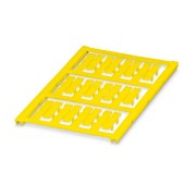 UC-WMC 3,1 (23X4) YE značení vodičů a kabelů, bez potisku, žlutý, montáž připnutím, š 4mm, pro vodiče s vnějším průměrem 1,9-3,1mm, popis.pole š/v 23x4mm, PA (1 karta= 12 štítků) (0818784)