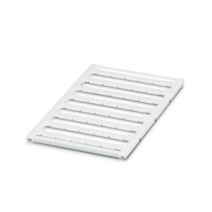 UC-TMF 12 štítek pro řadové svorky š 12mm, bílá, nepotištěná, velikost štítku 11,45x5,1mm, 1 karta 40 štítků, balení 10 karet  (0819233)