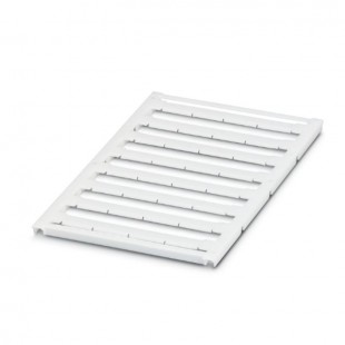 UC-TMF 16 štítek pro řadové svorky š 16mm, bílá, nepotištěná, velikost štítku 15,45x5,1mm, 1 karta 32 štítků, balení 10 karet (0819262)