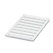 UC-TMF 16 štítek pro řadové svorky š 16mm, bílá, nepotištěná, velikost štítku 15,45x5,1mm, 1 karta 32 štítků, balení 10 karet (0819262)