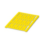 UC-WMC 3,1 (30X4) YE značení vodičů a kabelů, bez potisku, bílý, montáž připnutím, š 4mm, pro vodiče s vnějším průměrem 1,9-3,1mm, popis.pole š/v 30x4mm, PA (1 karta= 12 štítků) (0819644)