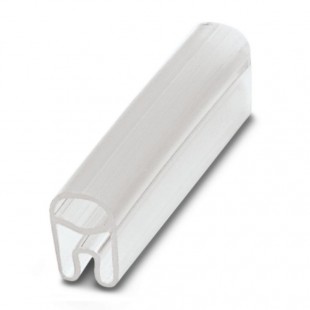 PATG 4/30 Nosiče označení vodiče, nasouvací, transparentní, pro štítek 4x30mm, průměr vodiče 6-10mm, materiál PVC V0 (0822479)