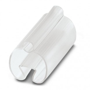 PATG 5/30 Nosiče označení vodiče, nasouvací, transparentní, pro štítek 4x30mm, průměr vodiče 10-14mm, materiál PVC V0 (0822482)