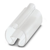 PATG 5/30 Nosiče označení vodiče, nasouvací, transparentní, pro štítek 4x30mm, průměr vodiče 10-14mm, materiál PVC V0 (0822482)