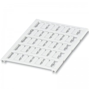 UC-WMC 3,1 (15X 4) CUS Značkovač vodičů a kabelů, pr. 1,9-3,1mm, podložka, bílá, nepotištěné, montáž: připnutí, popis.pole 4x15mm, 1karta = 20 štítků (0824692)
