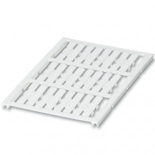 UC-WMC 3,1 (30X4) CUS Značkovač vodičů a kabelů, pr. 1,9-3,1mm, podložka, bílá, nepotištěné, montáž: připnutí, popis.pole 4x30mm, 1karta = 12 štítků (0824716)