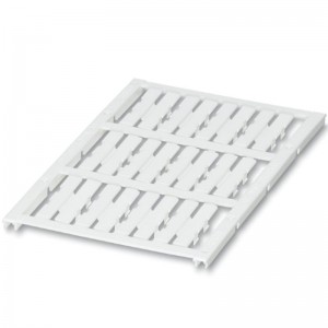 UC-WMC 3,1 (30X4) CUS Značkovač vodičů a kabelů, pr. 1,9-3,1mm, podložka, bílá, nepotištěné, montáž: připnutí, popis.pole 4x30mm, 1karta = 12 štítků (0824716)