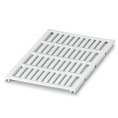 UC-WMCO 1,6 (21X3) značení vodičů a kabelů, bez potisku, bílý, montáž připnutím, š 3mm, pro vodiče s vnějším průměrem 1,3-1,6mm, popis.pole š/v 21x3mm, PA (1 karta= 40 štítků) (0827106)