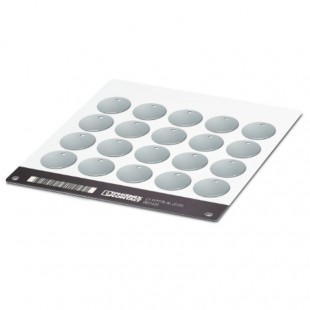 LS-WMTB-AL (D30) Označovač kabelů,montáž kabelové sponky, průměr kabelu od 2,9mm, průměr 30mm, počet štítků 20, popis.pole š 26mm x v 13mm (1 bal. 5 kusů) (0831505)