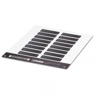 LS-WMTB-AL (40X15) BK Označovač kabelů, montáž kabelové sponky, průměr kabelu od 4,6mm, počet štítků 16, popis.pole š 40mm x v 16mm (1 bal. 5 kusů) (0831509)