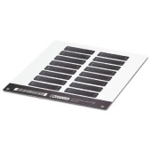 LS-WMTB-AL (40X15) BK Označovač kabelů, montáž kabelové sponky, průměr kabelu od 4,6mm, počet štítků 16, popis.pole š 40mm x v 16mm (1 bal. 5 kusů) (0831509)