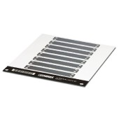 LS-WMTB-AL (100X15) BK Označovač kabelů, montáž kabelové sponky, průměr kabelu od 4,6mm, počet štítků 8, popis.pole š 100mm x v 15mm (1 bal. 5 kusů) (0831511)