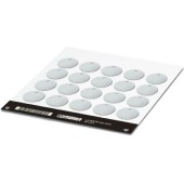 LS-WMTB-V4A (D30) Označovač kabelů, montáž kabelové sponky, průměr kabelu 2,9mm, průměr 30mm, počet štítků 20, popis.pole š 26mm x v 13mm (1 bal. 5 kusů) (0831521)