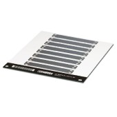 LS-WMTB-AL (100X15) BK CUS Označovač kabelů, montáž stahovacími páskami, průměr kabelu od 4,6mm, počet štítků 8, popis.pole š 100mm x v 15mm  (0831797)