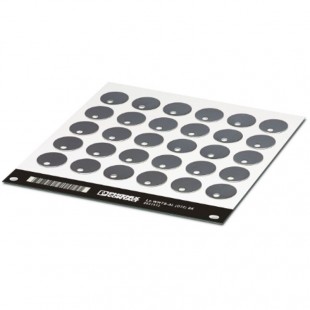 LS-WMTB-AL (D25) BK CUS Označovač kabelů, montáž stahovacími páskami, průměr kabelu od 2,9mm, počet štítků 30, popis.pole š 25mm x v 25mm (0831798)