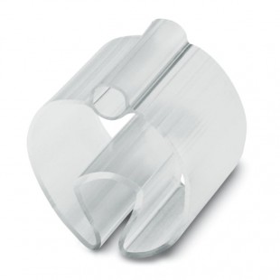 PATG 6/15 Nosiče označení vodiče, nasouvací, transparentní, pro štítek 4x15mm, průměr vodiče 14-22mm, materiál PVC V0 (1013070)