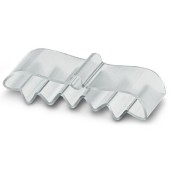 PATG 8/15 Nosiče označení vodiče, nasouvací, transparentní, pro štítek 4x15mm, průměr vodiče 30-35mm, materiál PVC V0 (1013096)