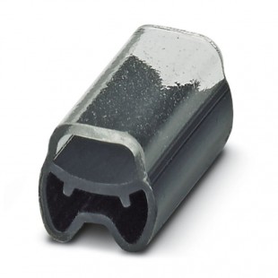 PATG HF 1/10 Nosiče označení vodiče, nasouvací, transparentní, pro štítek 4x10mm, průměr vodiče 1,3-2,8mm, materiál PVC V0 šedý (1014044)