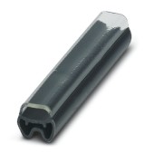 PATG HF 1/23 Nosiče označení vodiče, nasouvací, transparentní, pro štítek 4x23mm, průměr vodiče 1,3-2,8mm, materiál PVC V0 šedý (1014048)