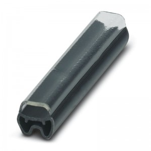 PATG HF 1/23 Nosiče označení vodiče, nasouvací, transparentní, pro štítek 4x23mm, průměr vodiče 1,3-2,8mm, materiál PVC V0 šedý (1014048)
