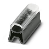 PATG HF 2/15 Nosiče označení vodiče, nasouvací, transparentní, pro štítek 4x15mm, průměr vodiče 2-4mm, materiál PVC V0 šedý (1014052)