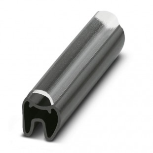 PATG HF 2/18 Nosiče označení vodiče, nasouvací, transparentní, pro štítek 4x18mm, průměr vodiče 2-4mm, materiál PVC V0 šedý (1014053)