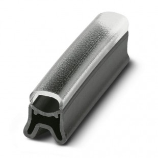 PATG HF 2/23 Nosiče označení vodiče, nasouvací, transparentní, pro štítek 4x23mm, průměr vodiče 2-4mm, materiál PVC V0 šedý (1014054)