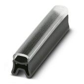 PATG HF 2/30 Nosiče označení vodiče, nasouvací, transparentní, pro štítek 4x30mm, průměr vodiče 2-4mm, materiál PVC V0 šedý (1014055)