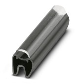 PATG HF 3/30 Nosiče označení vodiče, nasouvací, transparentní, pro štítek 4x30mm, průměr vodiče 4-7mm, materiál PVC V0 šedý (1014061)