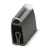 PATG HF 4/15 Nosiče označení vodiče, nasouvací, transparentní, pro štítek 4x15mm, průměr vodiče 5-10mm, materiál PVC V0 šedý (1014064)