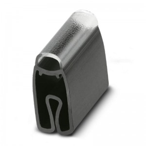 PATG HF 4/18 Nosiče označení vodiče, nasouvací, transparentní, pro štítek 4x18mm, průměr vodiče 5-10mm, materiál PVC V0 šedý (1014065)