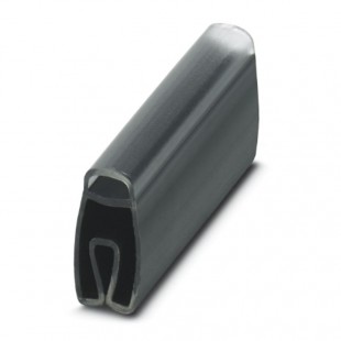 PATG HF 4/23 Nosiče označení vodiče, nasouvací, transparentní, pro štítek 4x23mm, průměr vodiče 5-10mm, materiál PVC V0 šedý (1014066)
