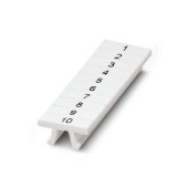 ZB 3,5,QR:FORTL.ZAHLEN 1-10 označovací štítky, potisk 1-10 vertikálně, bílé, montáž nacvaknutím, š 3,5mm, popis.pole 3,5x10,5mm (1 balení = 10 pásků) (0801405:0001)