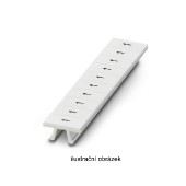 ZB 6,LGS:GLEICHE ZAHLEN 15 označovací štítky, potisk "15" horiz., bílé, montáž nacvaknutím, š 6,2mm, popis.pole 6,15x10,5mm (1 balení = 10 pásků) (1051032:0015)