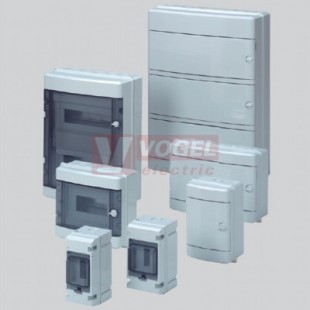 Rozvodnice  13M IP55 1ř ECO-13N   (11980) povrchová/plné dveře, plastová