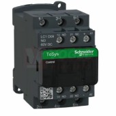 LC1D09ND      Stykač 3P  9A AC-3,  60V DC, pom.kont. 1"Z"+1"V" šroub.svorky, cívka s rozšíř.rozsahem  a odruš.modulem